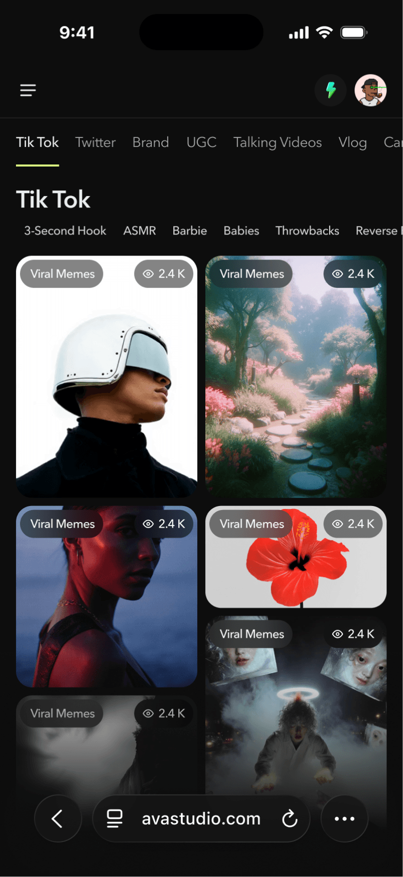 V3 — Mobile Version screen 3