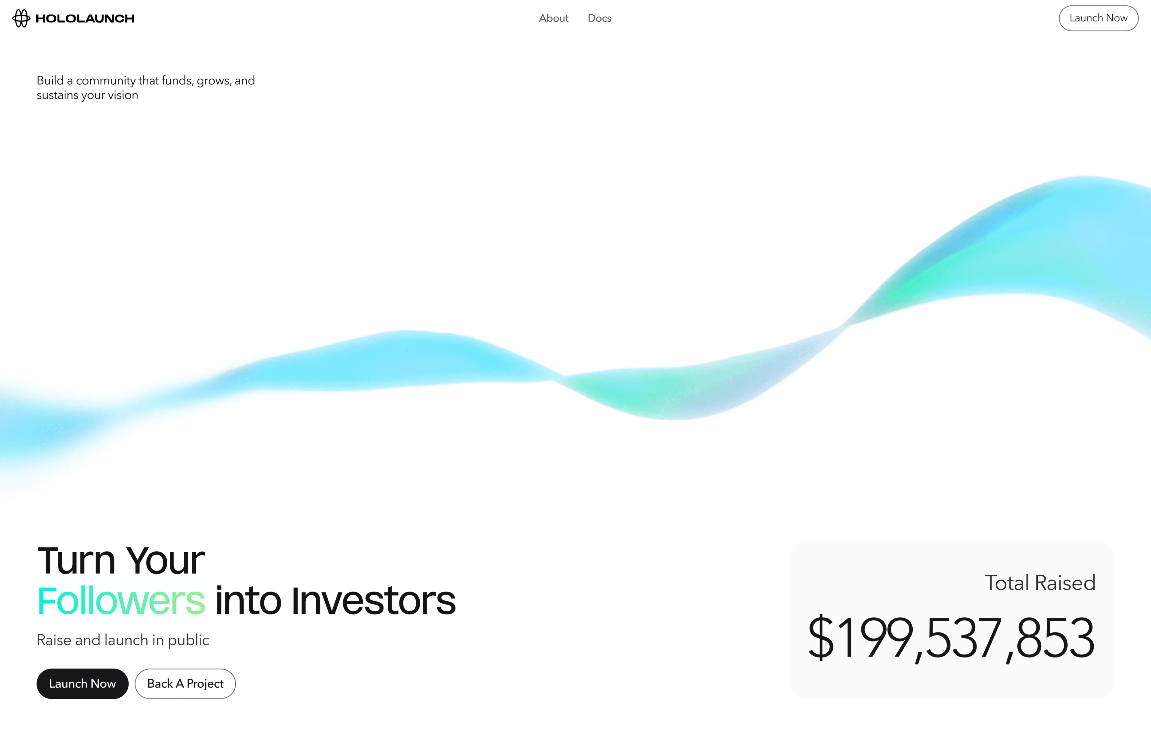 HoloLaunch — website