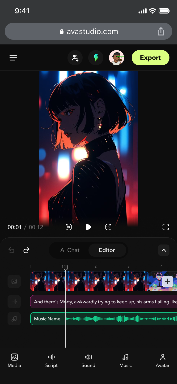 V1 — Mobile Version screen 3