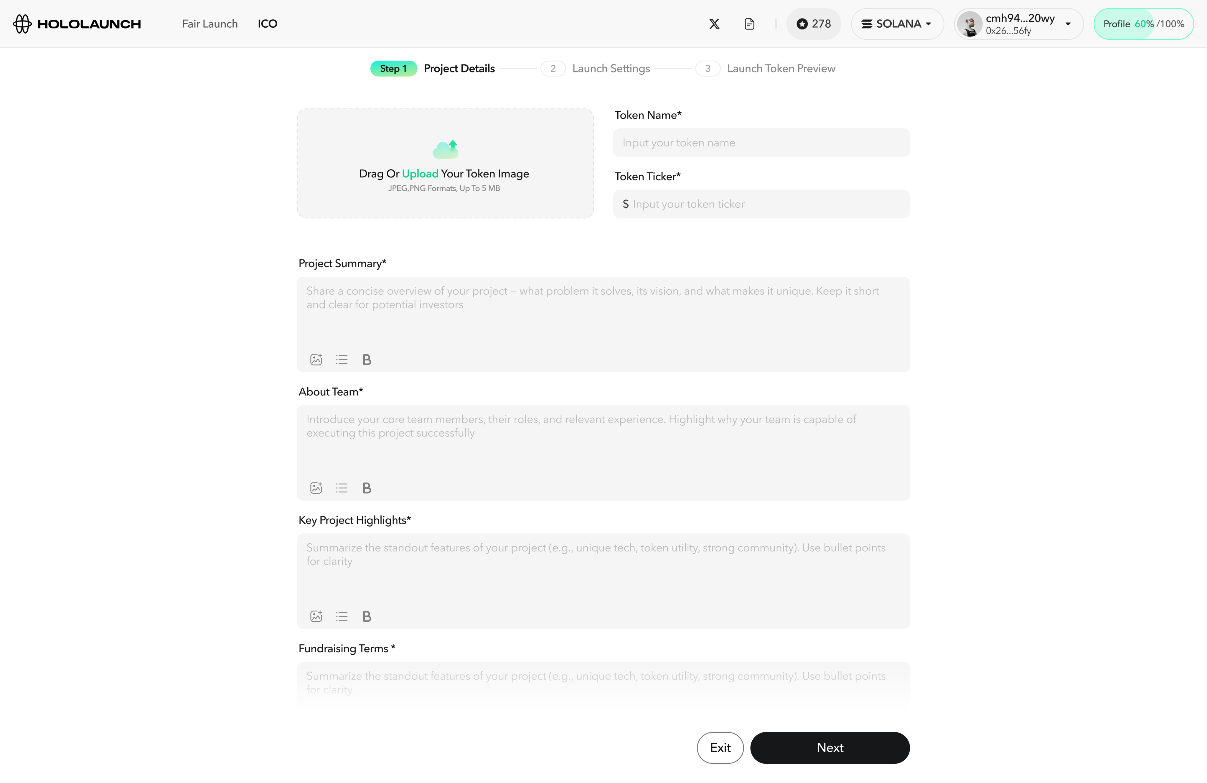 ICO launch — review and launch