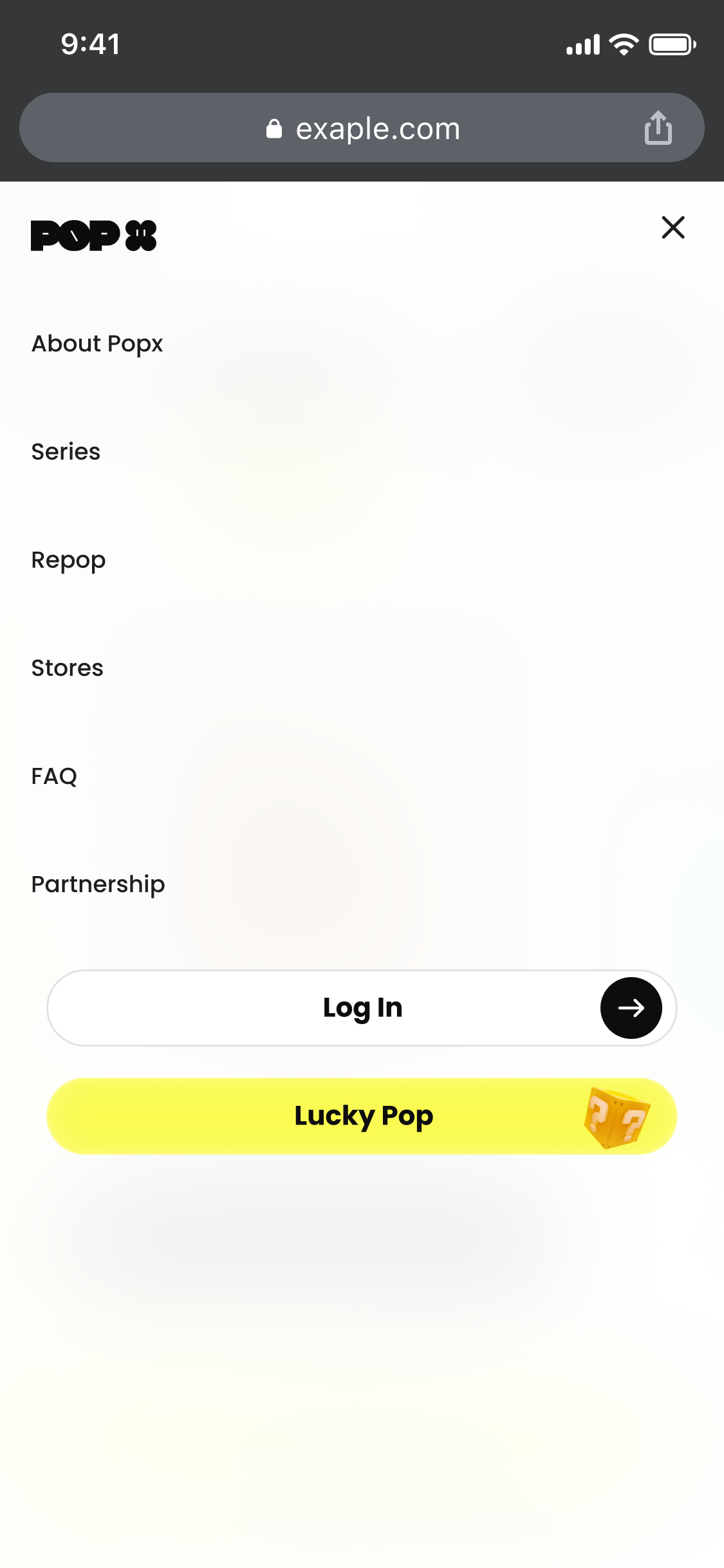 Mobile — navigation