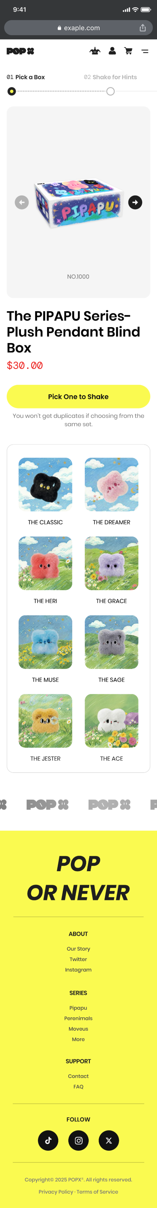 Mobile — Pick a Box